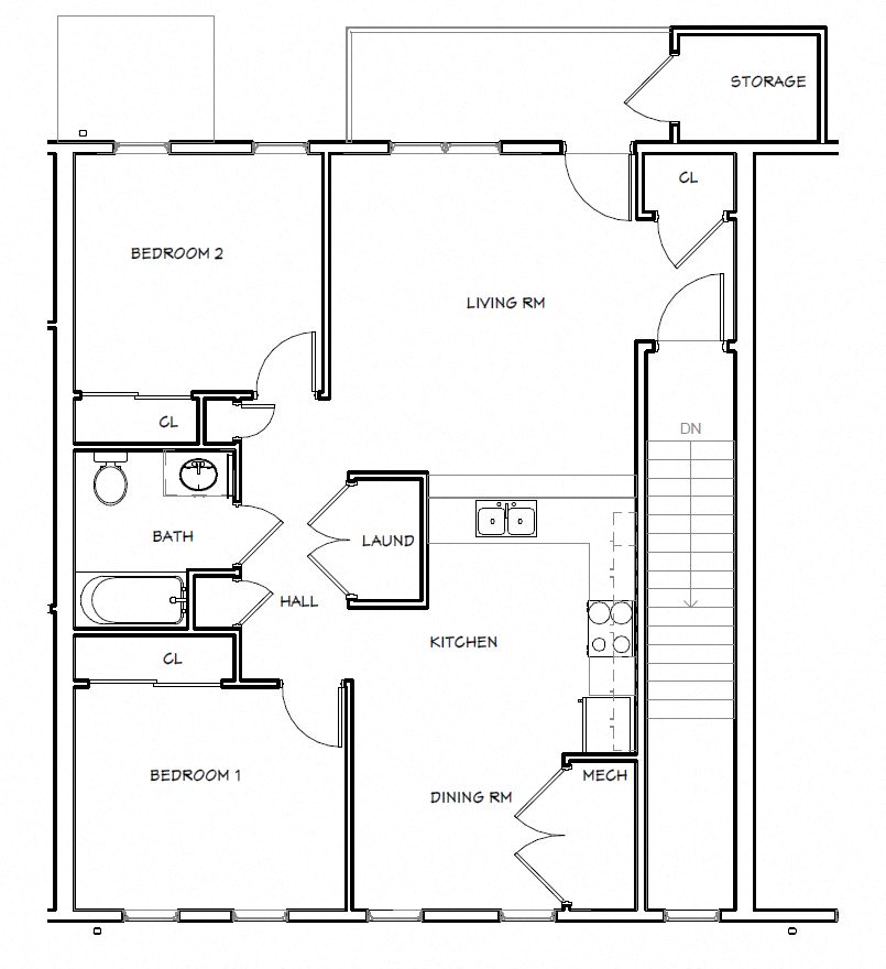 2 Bedroom Unit
