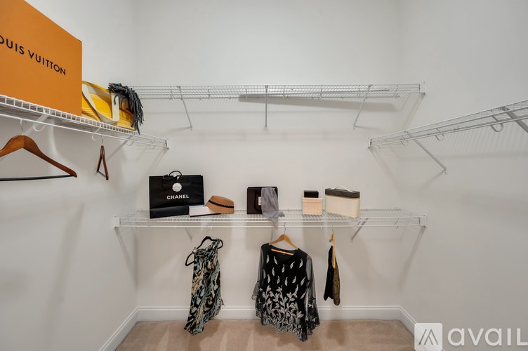 A clothing store with a variety of items on display.