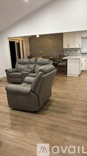 A grey sofa set is available for purchase.