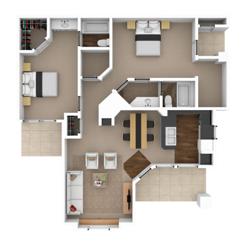 2 Bedroom 2 Bath