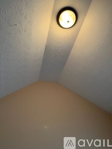 A ceiling with a light on it.