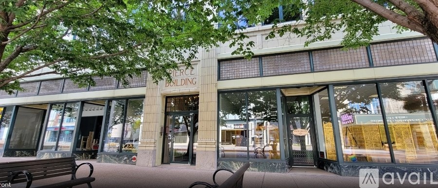 A building with the words "Brick Building" on it.