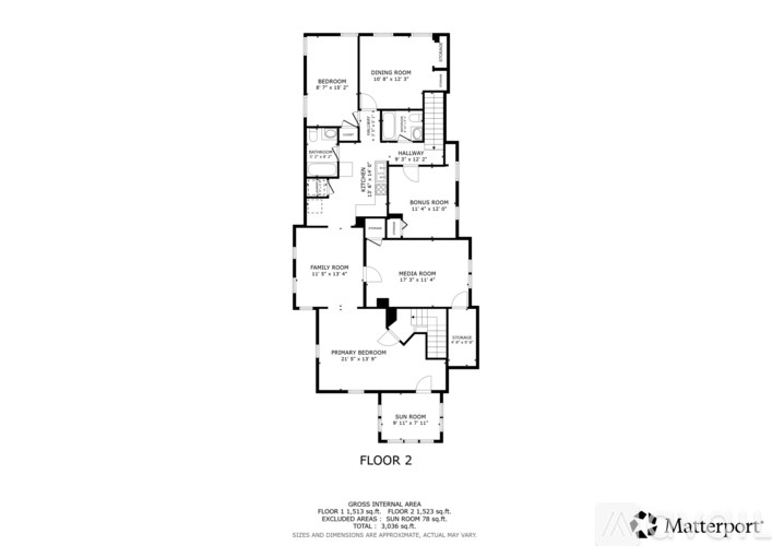 A black and white image of a floor plan for a building.