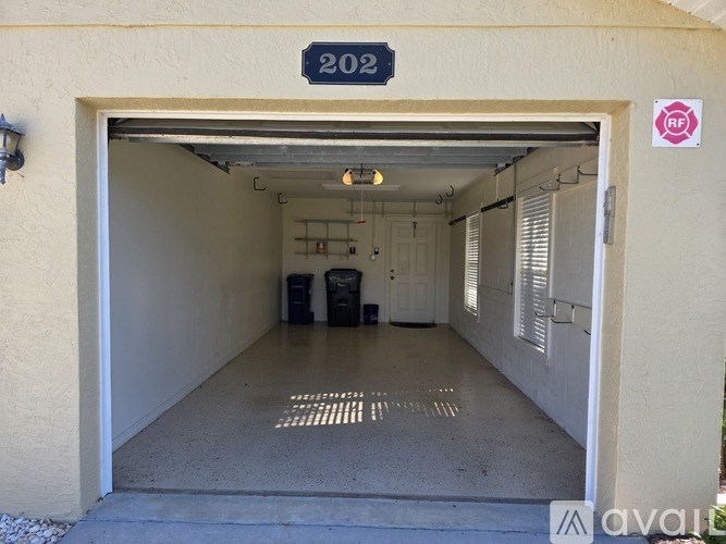 Garage number 202 is available for rent.