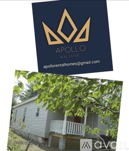 A logo for Apollo Real Estate is displayed above an image of a house.