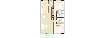 Two Bedroom Two Bath