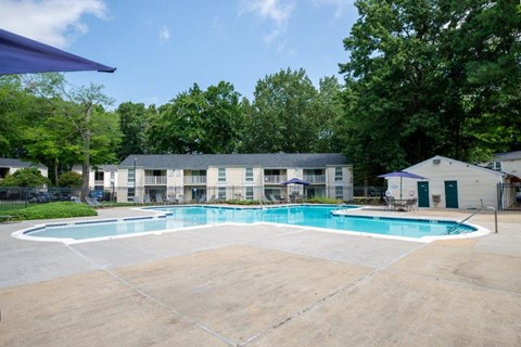 our apartments have a swimming pool and outdoor patio