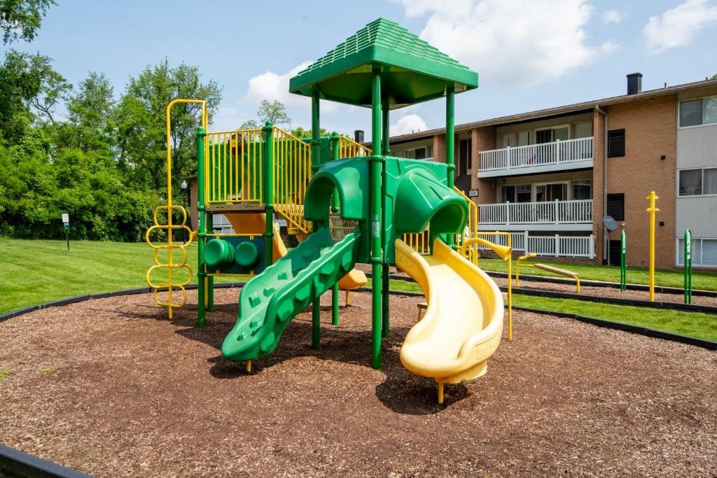 our apartments have a playground for kids to play
