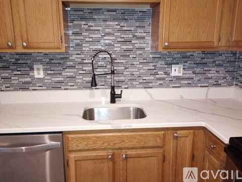 A kitchen with a sink and a dishwasher.
