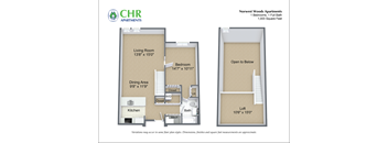 1 Bed/1 Bath - Loft