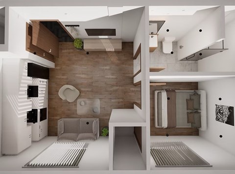 1101 E South River Street (South River Flats) Studio-1 Bed Apartment for Rent - Photo Gallery 3