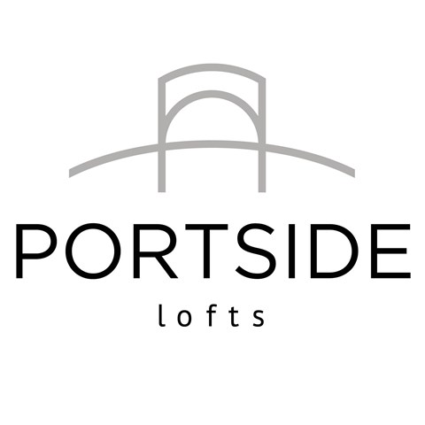 A logo for a company named Portside Lofts.