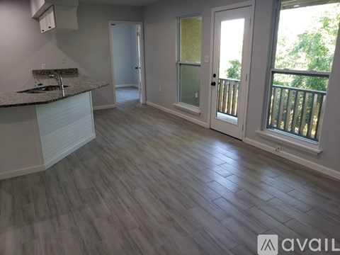 A kitchen with a counter and sink.
