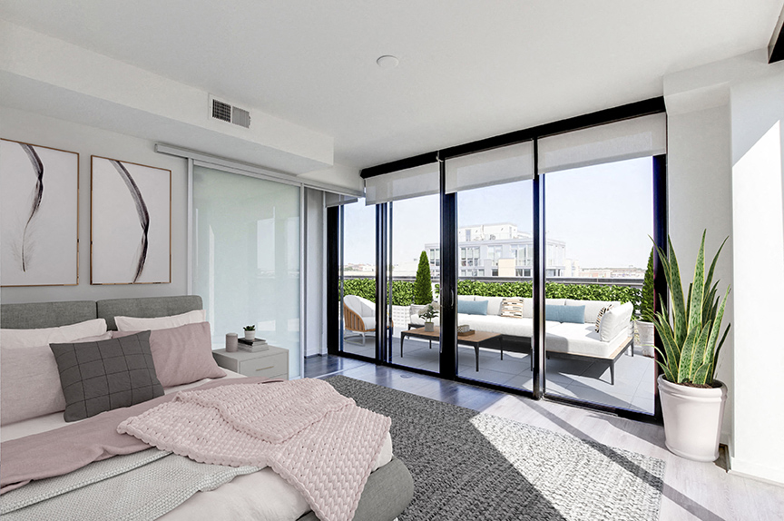Penthouse Bedroom Views