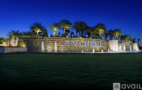 A wall with the word "BEACHWALK" written on it.