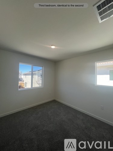 A third bedroom identical to the second is available for rent.