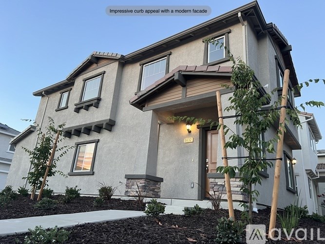 A modern house with a curb appeal.