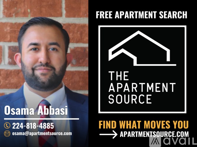 A man named Osama Abbasi is promoting a free apartment search service.