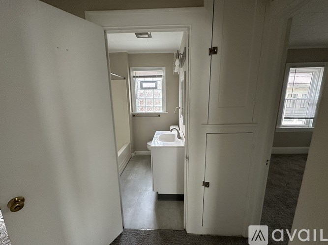 A small bathroom with a toilet and sink.