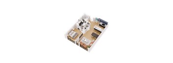 1 bed 1 bath