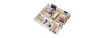 3 bed 2 bath