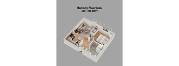 1-Bedroom with Balcony