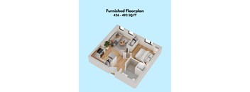 Furnished 1-Bedroom