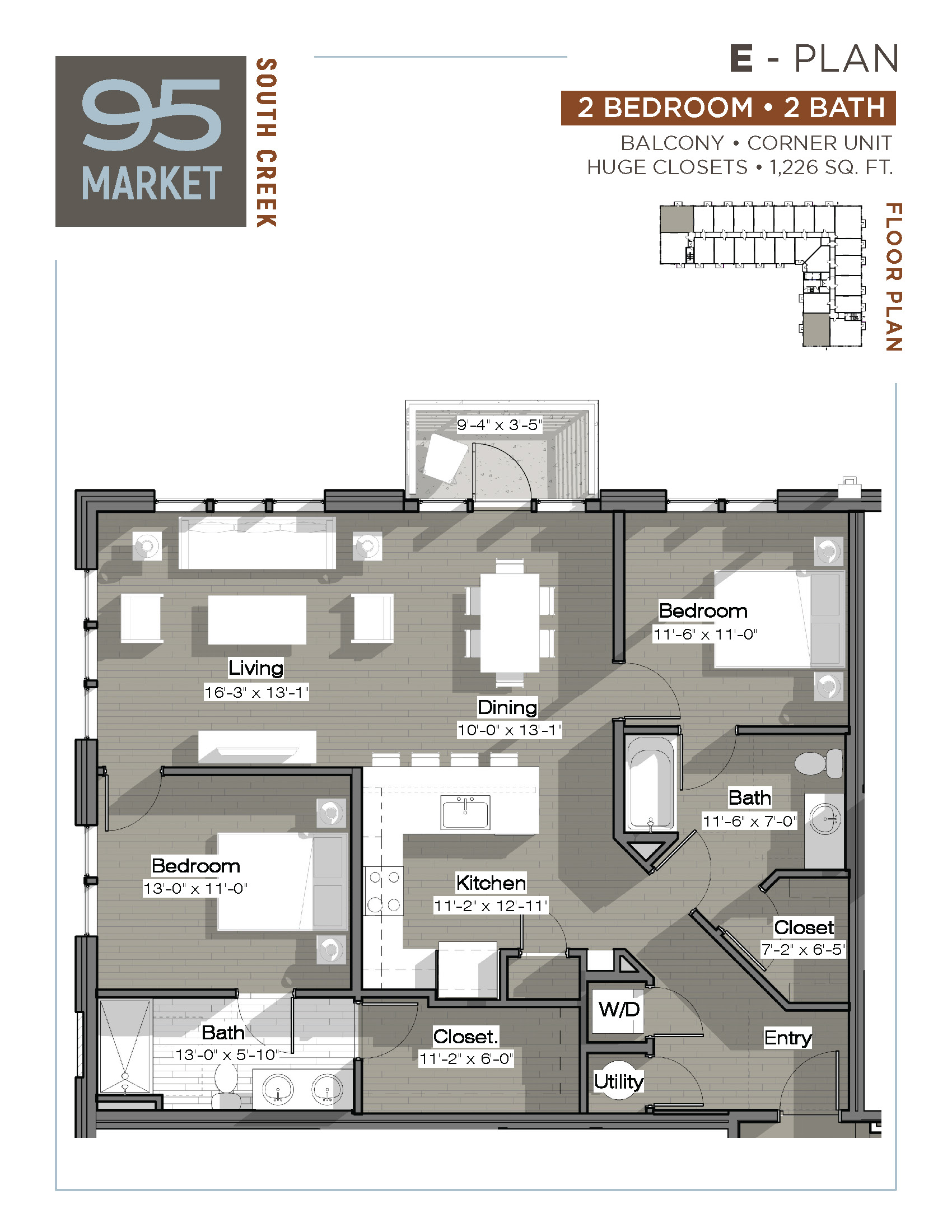 E - Plan Floor Plan