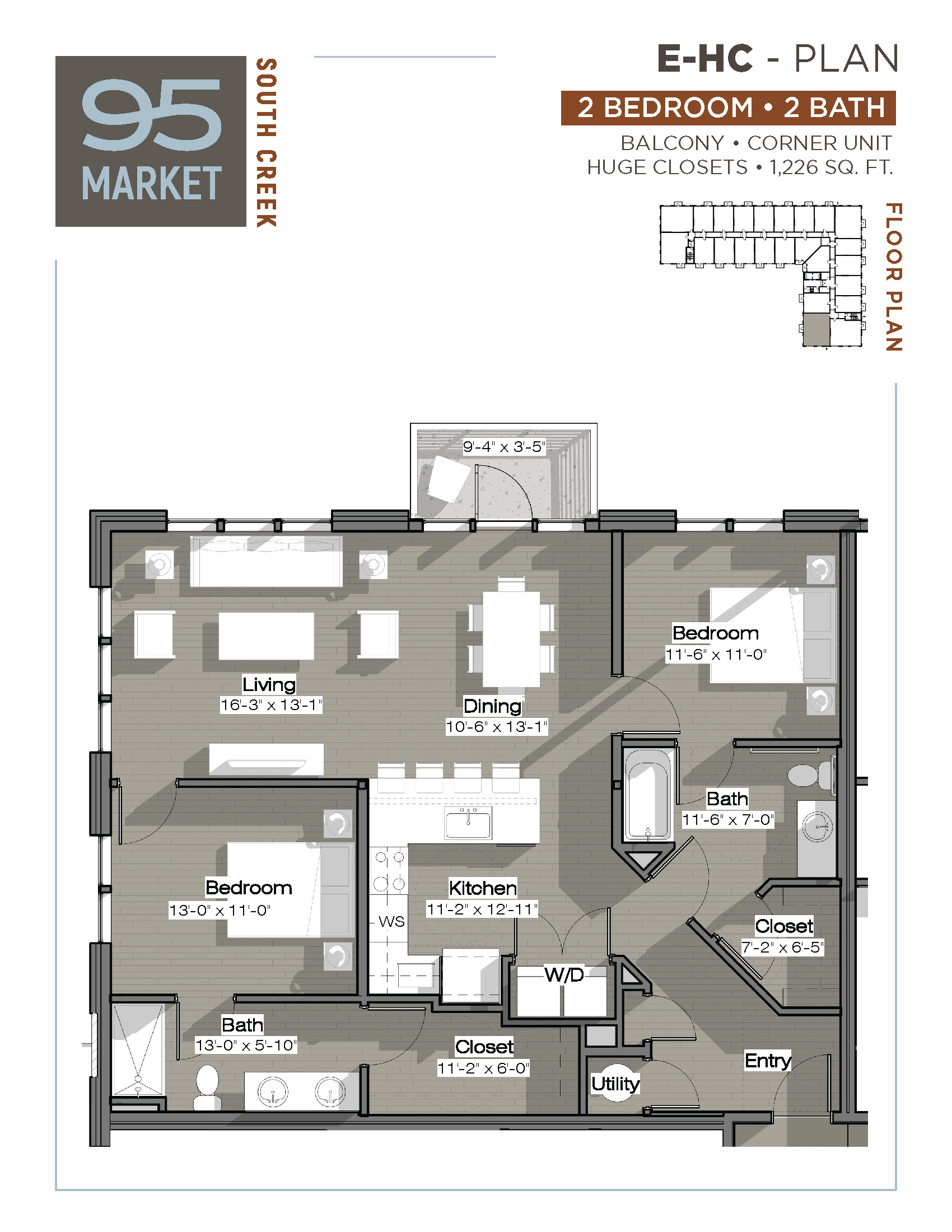 E - HC Plan Floor Plan