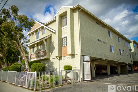 A building with a sign that says "Avalon" on it.