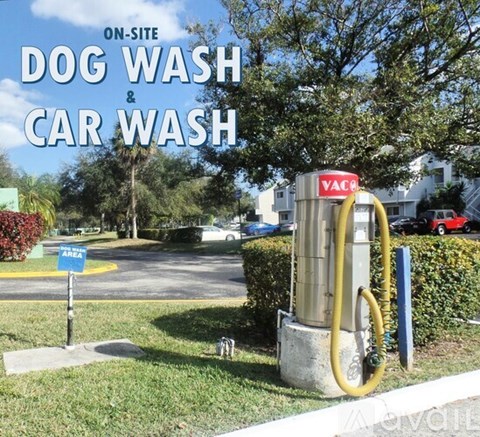 A Vaco gas station offers on-site dog and car wash services.