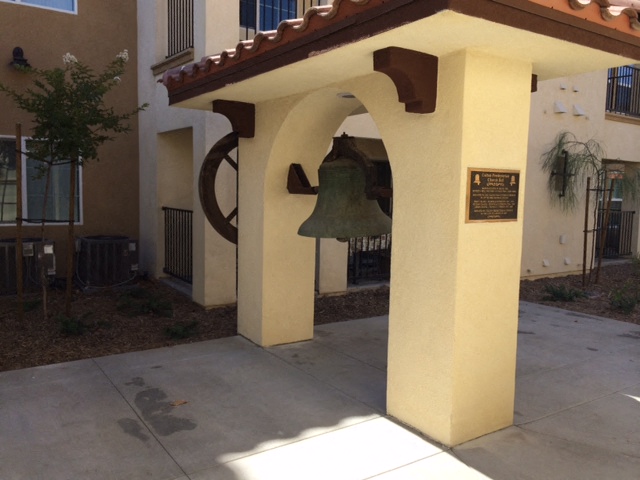 the bell of the bell tower of the building