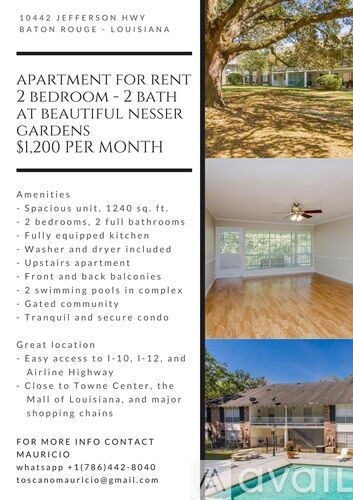 10442 Jefferson Highway 2 Beds Apartment for Rent