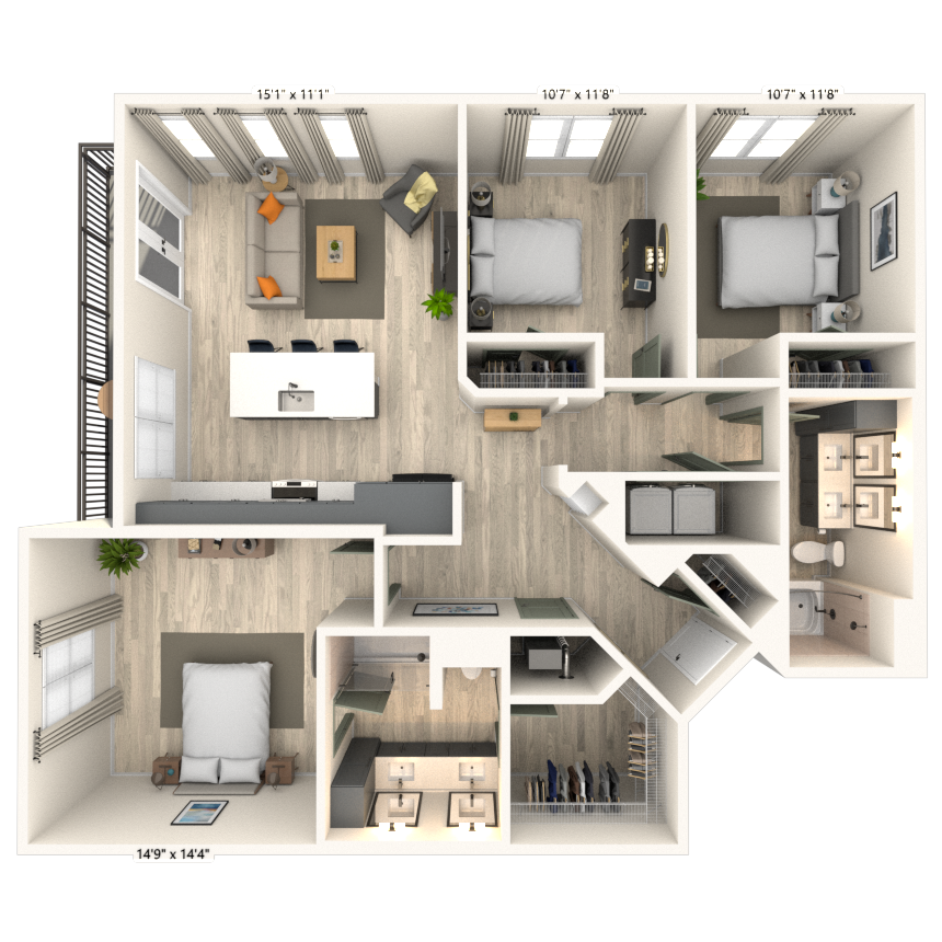 C2 3x2 1395 SF-FP