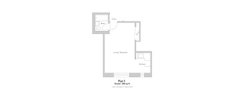 Studio - Plan 1