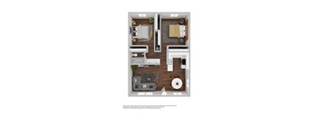 2 Bedroom 1 Bath
