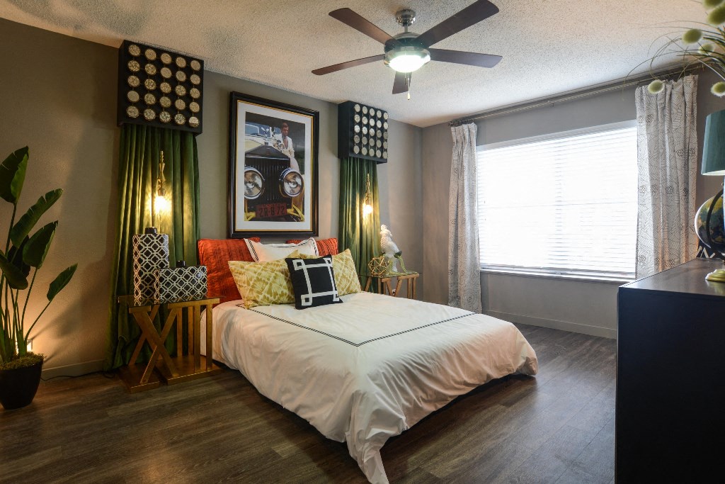 guest bedroom side view with window view