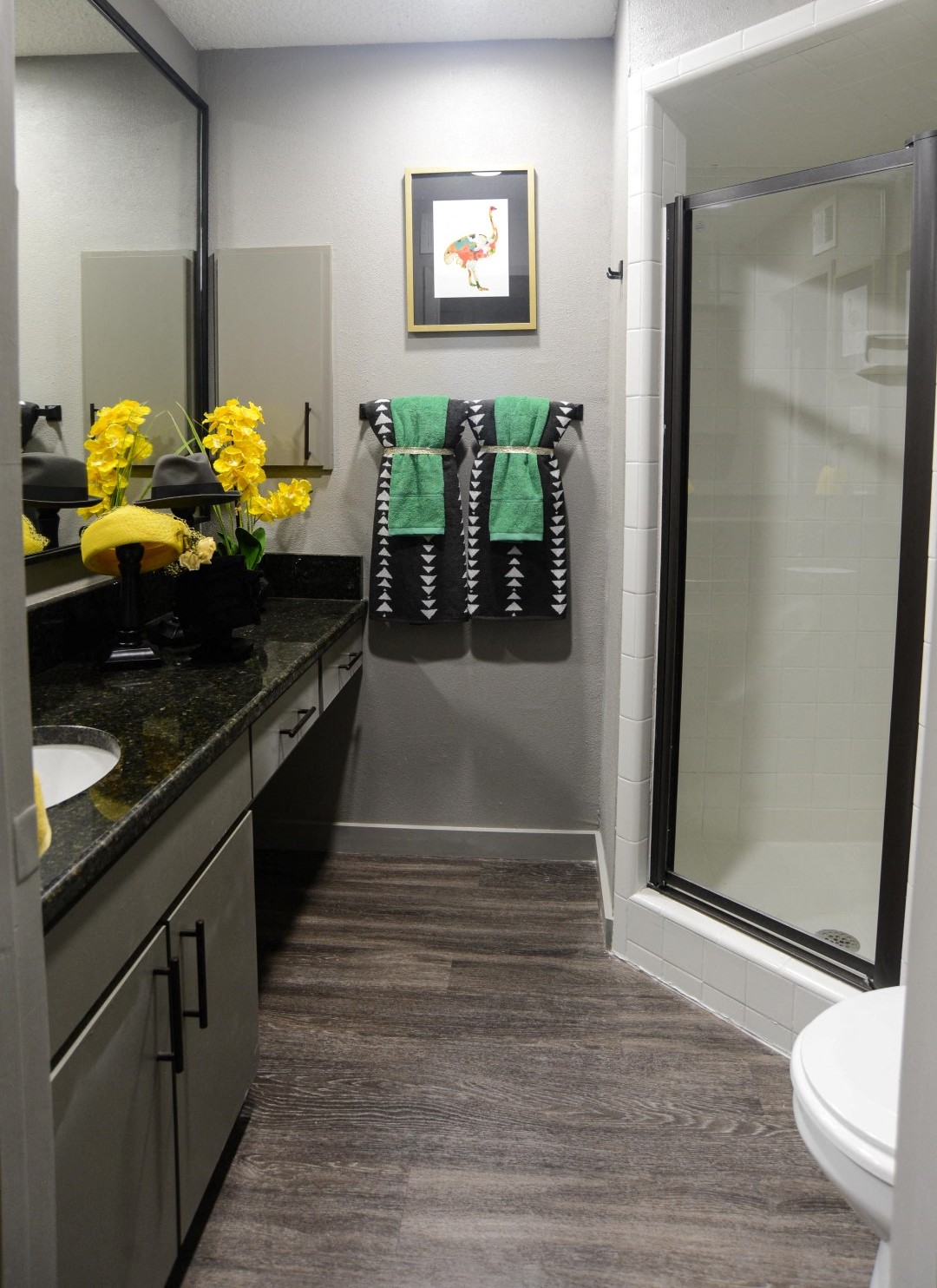 bathroom entrance view