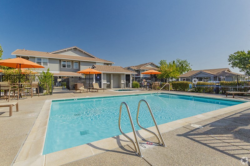 Sparkling Pool at Seville at Mace Ranch in Davis CA