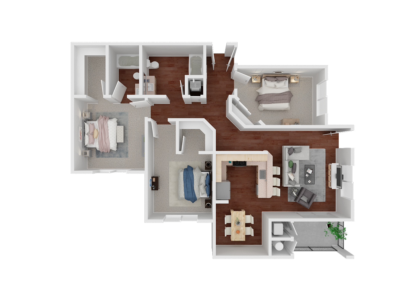 Three Bedroom Floor Plan l Seville at Mace Ranch in Davis CA