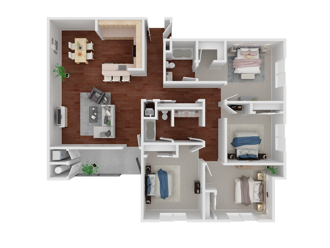 Four Bedroom Floor Plan l Seville at Mace Ranch in Davis CA