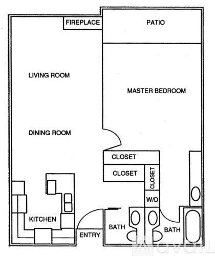 A black and white diagram of a house layout with labeled rooms.