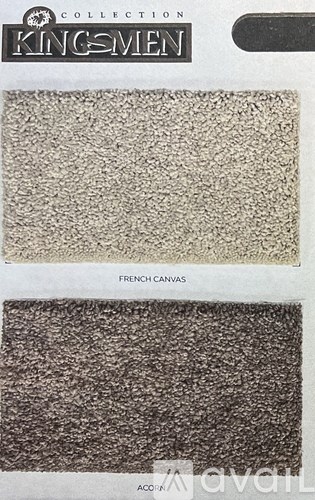 Two different shades of French canvas are displayed.