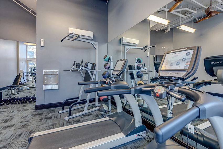 Fitness Center with Workout Equipment
