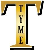 A logo with a T crossed by a Y and the letters M and E on it.