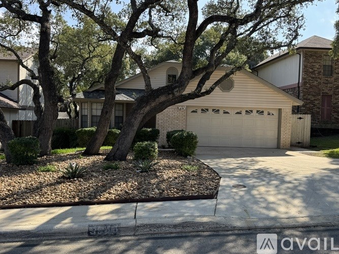 A house with a tree in front of it.