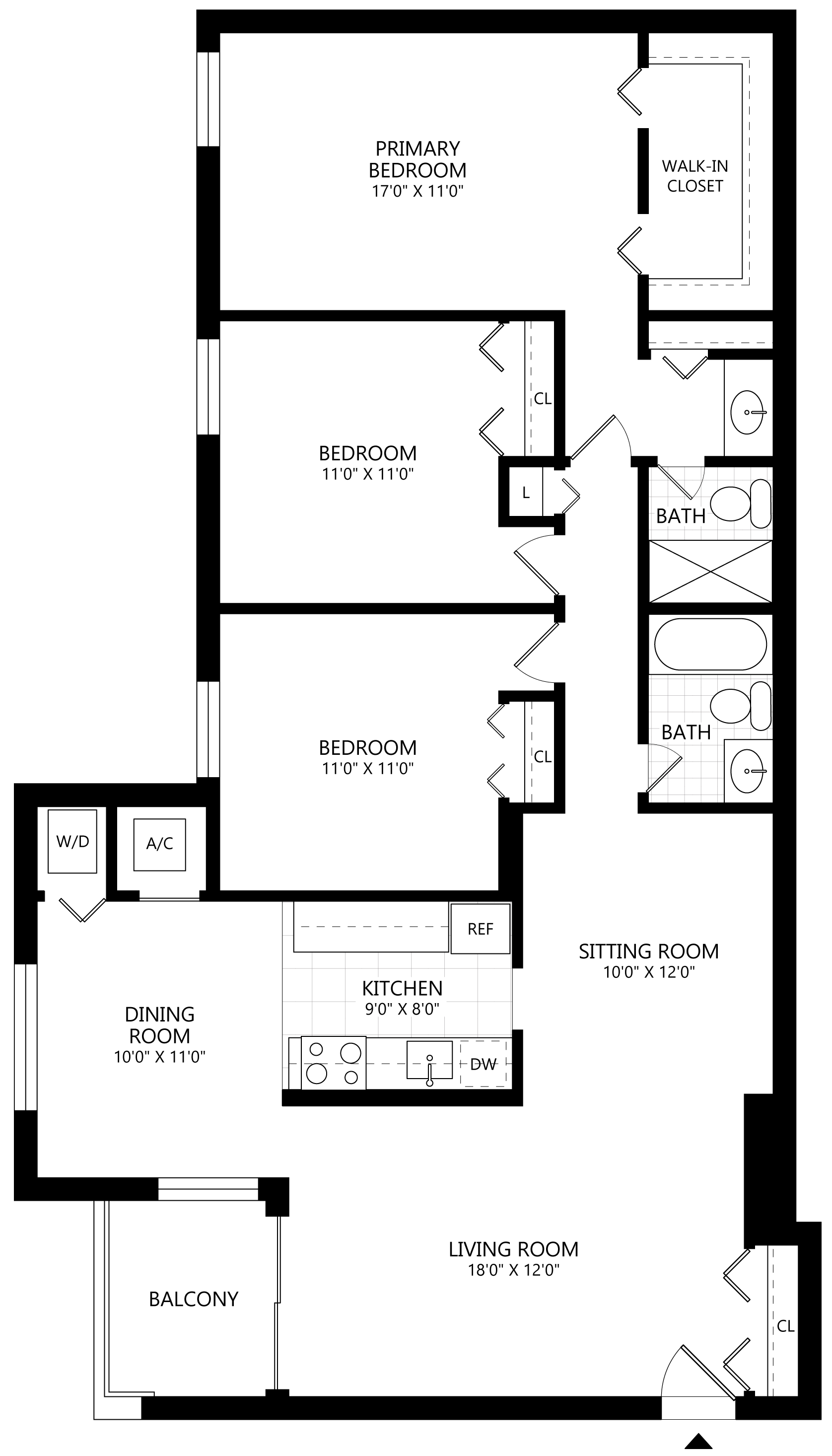 3 Bed/2 Bath-C1
