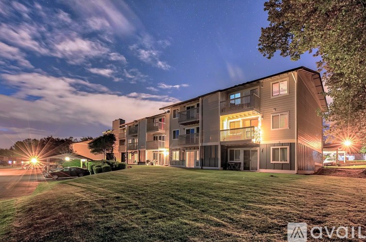 A large apartment complex is available for rent.