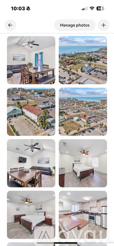 A series of images showing different rooms and outdoor views of a property.