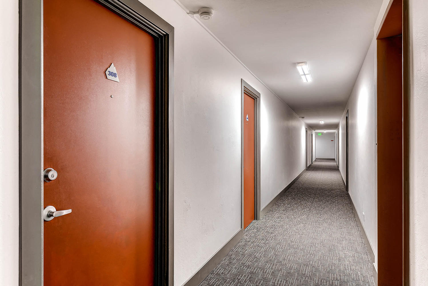 Peak 54 Apartments Hallway in Denver, Colorado